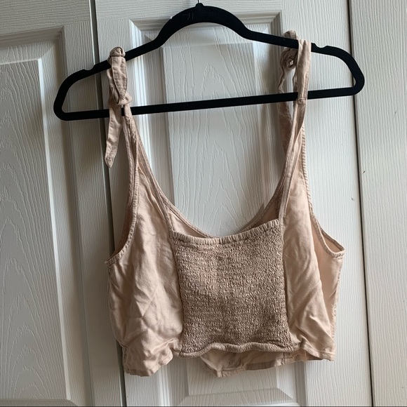 NWOT Beige American Eagle Cropped Tank - Size Large - Picture 4 of 7